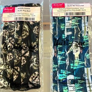 NWT Thirty-One cloth face masks - adult size